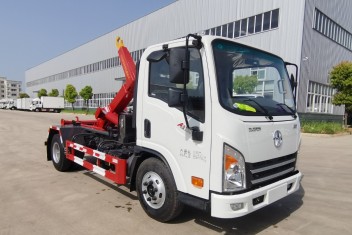 大運(yùn)3300-3550軸距藍(lán)牌重載勾臂垃圾車
