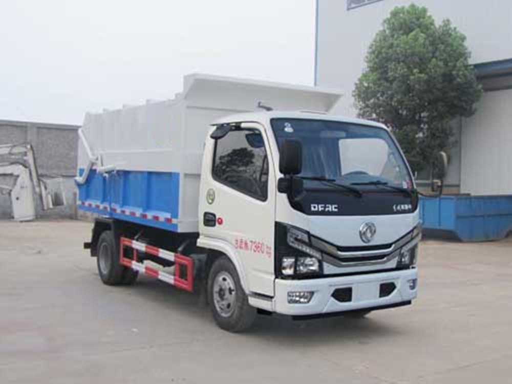 國六東風D6對接垃圾車