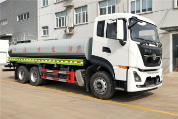 國六東風天龍后雙橋20方灑水車
